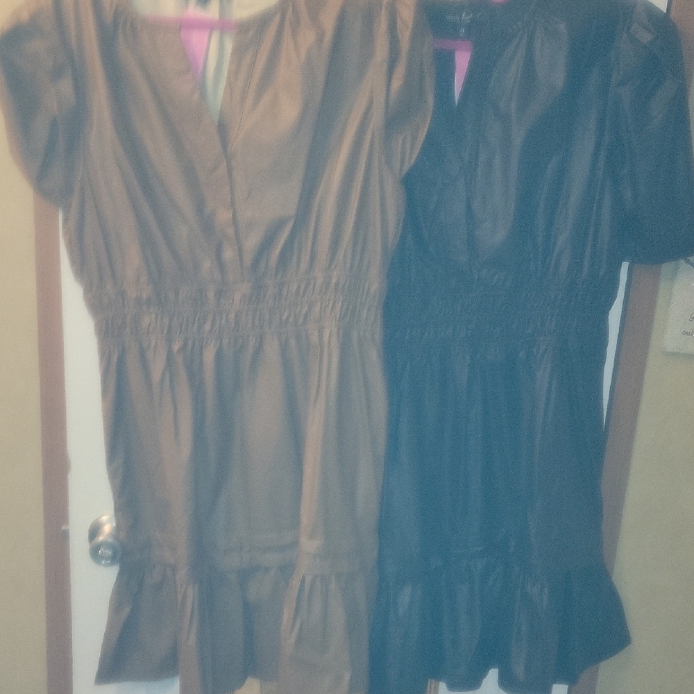 Simply Southern Tan and Cream Dress